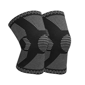 OEM Best Seller 3D Nylon Spandex Elastic Knit Knee Brace Support Compression Sleeve Suppliers, Manufacturers