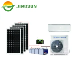 12000BTU Split Tpye Wall Mounted Solar Air Conditioner with Solar Panel Energy and Solar Power System