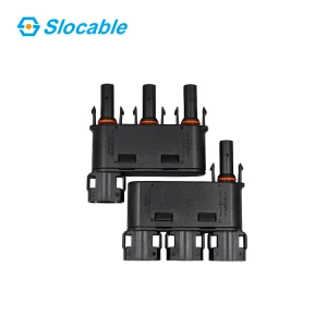 PPE Insulation Photovoltaic 1500V DC PV Branch 3to1 Male to Female Solar Connector for Solar Energy