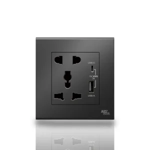 Tomadas Elétricas Inteligentes com Portas de Carregamento USB Duplas