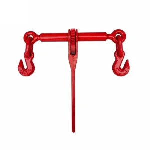 G80 European Type Ratchet Chain Load Binder with Hooks