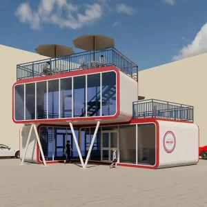Furnished Portable Office Tiny Smart Modular Apple Cabin Pod House Premade Mobile Capsule Prefabricated Mountain Home