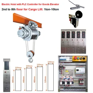 5t Warehouse Freight Elevtor Platform Hydraulic Cargo Lift Goods Lift