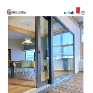 Modern Hurricane-Resistant Aluminum Glass Sliding Door with Thermal Break for Exterior