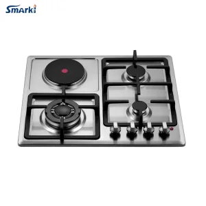 Built in Combine Electrical Gas Hob Hybrid Cooker Electrical Hotplate Cooktop