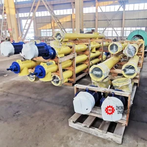 Sistema de Transporte de Cimento com Parafuso Helicoidal em Aço Carbono 1-20m