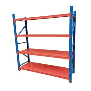 Factory Low-priced Steel 4 Layer Selective Pallet Rack Industrial Warehouse Storage Shelves Adjustable Boltless
