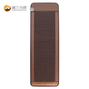 Jiwan Lejia Full Body Massage Back Massager Pain Relief Tourmaline Stone Natural Electric Tourmaline Heating Mat