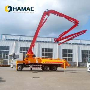 Hmc5030 China New Pumper Boom Cement Mounted Concrete Pump Truck Manufacture