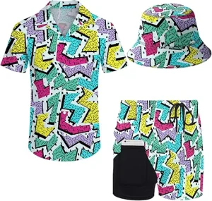 Hawaiian Two-Piece Men's Beach Resort Set
