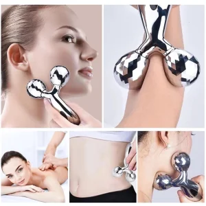 Herramienta de Masaje Facial Rodante Popular 3D Masajeador Facial para Adelgazar la Cara Belleza Masajeador para la Cara
