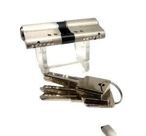 Breakage Function Anti Theft Nickel Double Open Door Computer Key Lock Cylinder