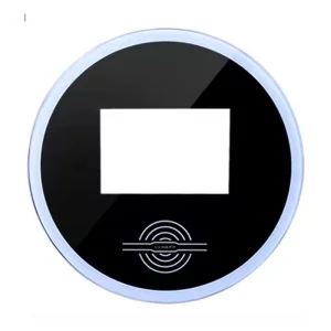 Customized Color Silk Screen Printed Tempered Touch Switch Glass for Elevator/Air Condition