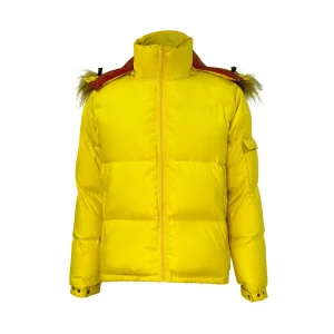 Yuelei Wholesale Yellow Puffer Jacket: Stylish Warmth for Winter