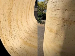 3D Printed Ultra-Thin Artificial Flexible Soft Porcelain Stone Star Moon Wall Brick Roman Cave Exterior Cut-to-Size