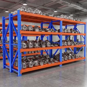 Heavy Duty Metal Shelf 400KG Steel Long Span Industrial Shelving Garage Warehouse Shelves