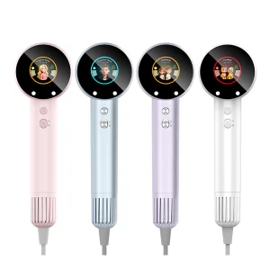 7 Mode Professional High-Speed Ionic Diffuser High Speed Plasma Hair Dryer Fast Drying For Salon Home Use AI Animated Display