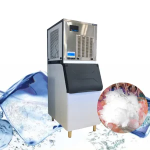 Commercial Flake Ice Making Machine Snowflake/Snow Portable Cube Ice Maker for Bars Coffee Shops and Drink Shops