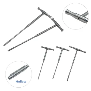 Orthopedics Screw Cannulated Tapping Stainless Steel Veterinary Instrument
