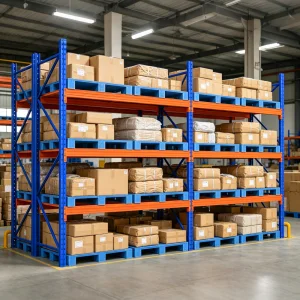 Reinforced Steel Warehouse Shelving Heavy Duty