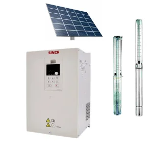 Hot Sale IP65 Solar Pump Inverter 15kw 18kw 22kw Single/Three Phase VFD AC Drive Nominal Voltage 220v/380v for Pump Applications