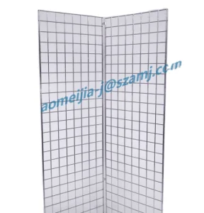 Powder Coated Back Plate & Back Mesh Grid Wire Shelf Wire Mesh Oven Rack