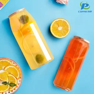 Plastic Clear Soda Bottle