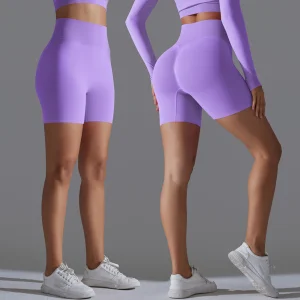Women's High Waist Fitness Pants Sports Belly-Tightening