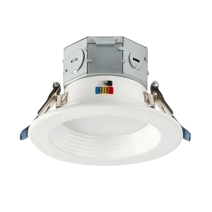 ETL 4" Baffle Recessed Downlight Integrated LED Light 9W 5CCT Quick/Easy Canless Install Recessed Ceiling Light