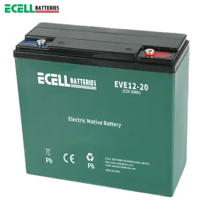 12V 20ah Motive Power Deep Cycle Battery Ideal for Golf Carts and Electric Cars