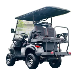Gasoline /Electric/Solar Powered Non Lifted Road Legal Four Seater Golf Cart for Sale