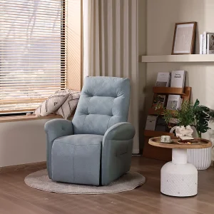 Electric Lift Recliner with Luxury Wooden Chair Elderly Care Products