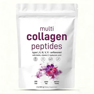 Supple Skin Formula. Collagen Hydrolysate with Hyaluronic Acid for Deep Hydration and Plumping Effect