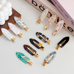 YIYI 6cm Marble Pattern Mini Custom Hair Clip Temperament Acetate Claw Clip High Quality Personalized Hair Accessories For Women