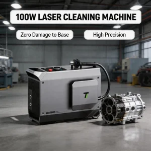 100W Eco Friendly Mobile Air Cooled Laser Surface Cleaner Device Non Contact Clean Fingerprint Switch Pro HF LASER