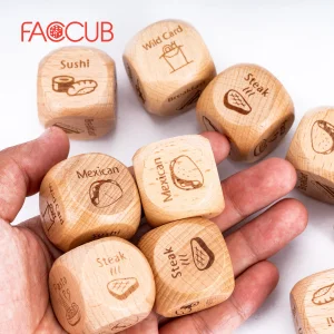 Custom Wooden Dice