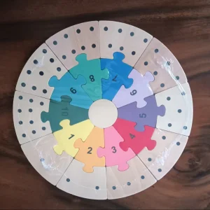 Wooden Alarm Circle Shape Sorting Toy