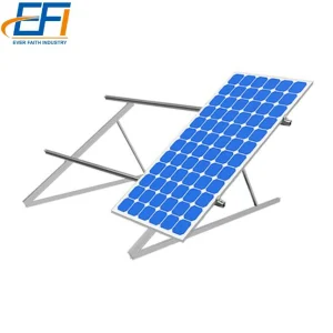 Ground Solar Panel Pole Mount Frame Structure