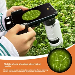 Portable Childrens Microscope Science Kit