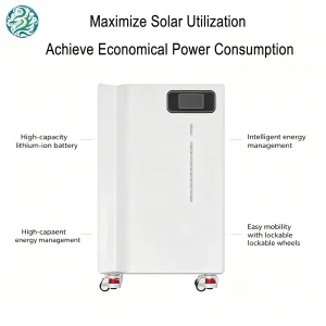 Residential Solar ESS 15.36kWh 51.2V 300Ah LiFePO4 Home Backup Wall Battery Wall-Mounted LiFePO4 Battery