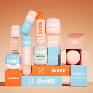 Luxury Skincare Packaging Set Matte Glass Serum Bottle