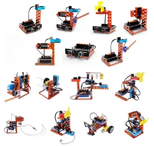 Best Seller 15 1 Intelligent Smart Home Training Kit Kids Educational STEM Building With Mechanical Maker Boards