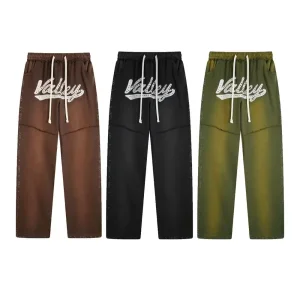 Men Valley Dream Street Track Pants with Clean Logo Placement