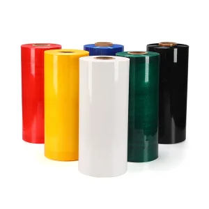 Color Transparent LLDPE Pallet Wrapping Jumbo Roll PE Packaging Plastic Stretch Film