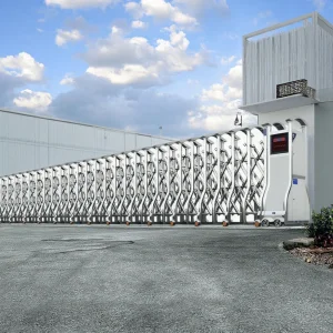 Xgy Company Commercial Main Telescopic Gate Driveway Electric Sliding Door Factory School Automatic Stainless Steel Retractable Gate