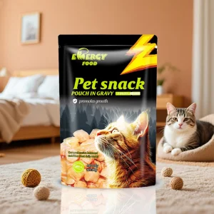 High Protein Grain-Free Chicken Goat Milk Cat Wet Food Pouch 85g for Kittens Puppies Digestive Support Nutrition