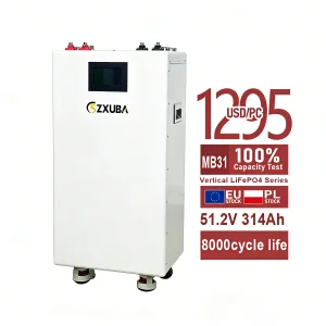 SZXUBA Floor Standing Low Voltage 51.2V Solar Energy Battery 314Ah 16kwh LFP Batteries Hybrid Solar System Lfp Battery Pack