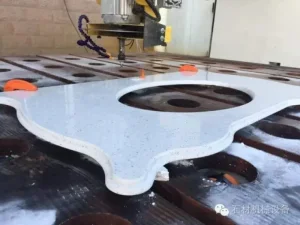 Bridge Saw Stone Shape Milling 3D Edge Profiling Marble Granite Quarz Arc Cutting CNC Machine