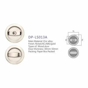 Heavy Duty Stainless Steel Pull and Flush Sliding Double Sided Door Handle Set Silver Black Door Handle