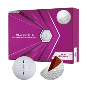 Hot Sale Factory Price Usga Conforming 2 Piece Custom Printing Logo Surlyn Golf Ball with Gift Box Package
